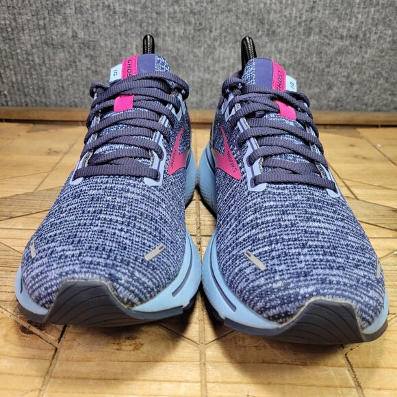 Brooks Ghost 14 in Navy and Fuchsia. Sz 9 - Picture 4 of 12